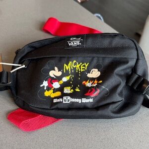 Vans “Off The Wall” 50th anniversary Mickey and Minnie Mouse Belt Bag